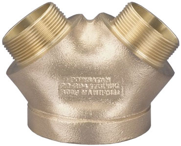 Dixon 4 in. Female NPT x 2 1/2 in. Male NPT Two Way Male Outlet Back Outlet