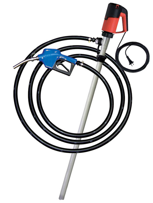 Flux DEF Industrial Pump Package for 275 Gallon Tote w/ FEM4070 Electric Motor, Hose & Nozzle