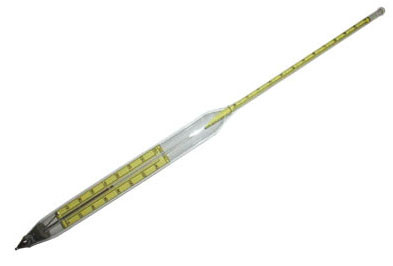 W.L. Walker Certified API Gravity Mercury Hydrometers - 30 to 90 - 0.5