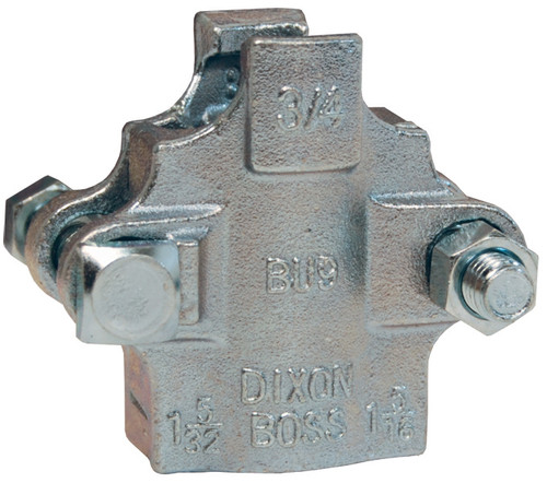 Dixon Boss B10 Clamp 3/4 in. Hose ID Cast Carbon Steel 2-Bolt Type