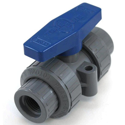 Plast-O-Matic Series MBV 3 in. Poly Manual Ball Valves w/ FKM Seals