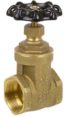 Smith Cooper 8501L Series 4 in. Lead-Free Brass 200 WOG Full-Port Gate Valve - Threaded