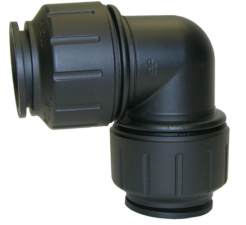 John Guest Black CTS JG Twist & Lock Fitting - Union Elbow - 3/4 in.