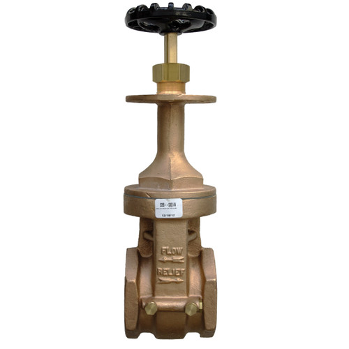 Morrison Bros. Series 535 2 in. Brass Gate Valve w/ Expansion Relief - Non-Locking