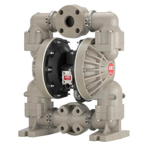 ARO PRO Series 2 in. Flange Polypropylene Air Diaphragm Pump w/ Santoprene Diaphragms & Balls, Polypropylene Seats