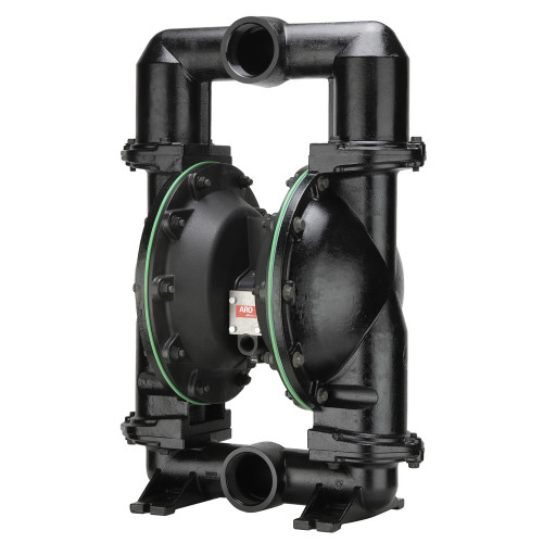 ARO PRO Metallic Series 3 in. NPTF Aluminum Air Diaphragm Pump w/ PTFE with Santoprene Backup Diaphragms, PTFE Balls & Aluminum Seats