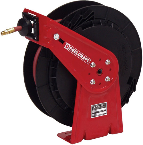 Reelcraft 3/8 in. x 50 ft. Series RT Lightweight Air Hose Reel - Reel & Hose