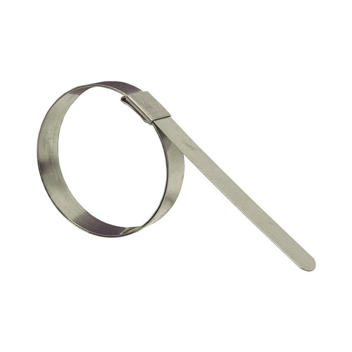 Dixon 1 3/8 in. ID Center Punch Stainless Steel Pre-formed Band Clamps - 100 Qty