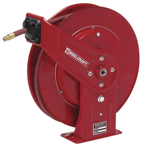 Reelcraft 3/8 in. x 50 ft. Series 7000 Heavy Duty Air Hose Reel - Reel & Hose