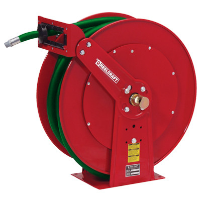 Reelcraft Dual Pedestal Fuel Hose Reels - Reel With 3/4 in. x 50 ft. BC Marina Hose