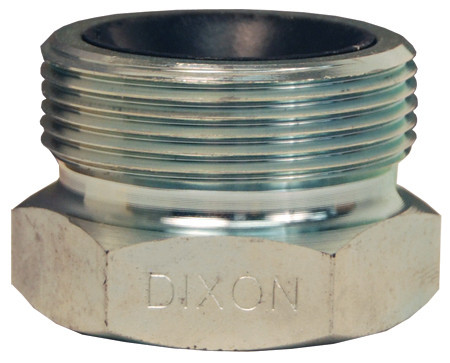 Dixon GJ Boss Ground Joint Seal Female Spud - 1 1/2 in. Male Wing Nut Thread x Female NPT