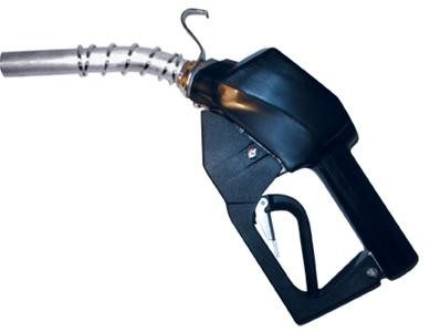 M. Carder 5-Star 3/4 in. Automatic Shut-offUnleaded Farm Nozzle with Hook - Black