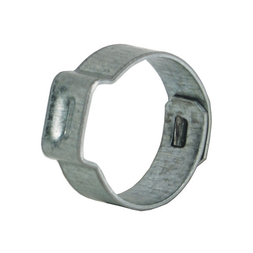 Dixon 7/8 in. Zinc Plated Steel Pinch-On Single Ear Clamp - QTY 100