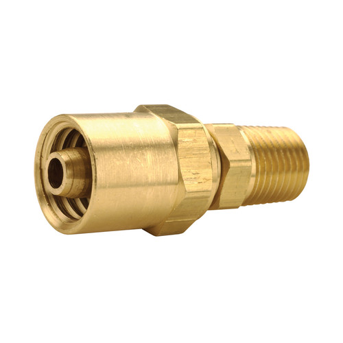 Dixon Reusable Fitting 1/4 in. ID x 1/2 in. OD Hose x 1/4 in. Male NPTF