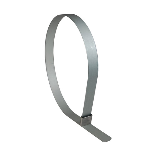 Dixon 14 in. ID Center Punch Galvanized Steel Open End Band Clamp - 10 QTY