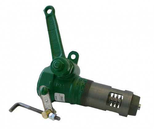 Morrison Bros. 272DLS Series 3 in. x 3 in. Ductile Iron Internal Emergency Valve w/ Shear Section - Threaded, Locking