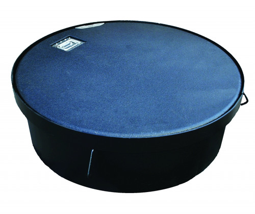 Morrison Bros. 38 in. Encapsulated Lightweight Manhole w/ Lay-In Cover & 10 in. Skirt