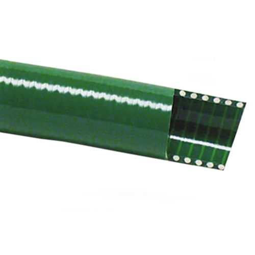 1-1/4" Standard Duty AG Green PVC Suction Hose