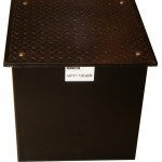 24 X 24 X 24 Inch Square Manhole Well Vault, Bolt-Down Lid, Water Resistant, A0717-724ABW