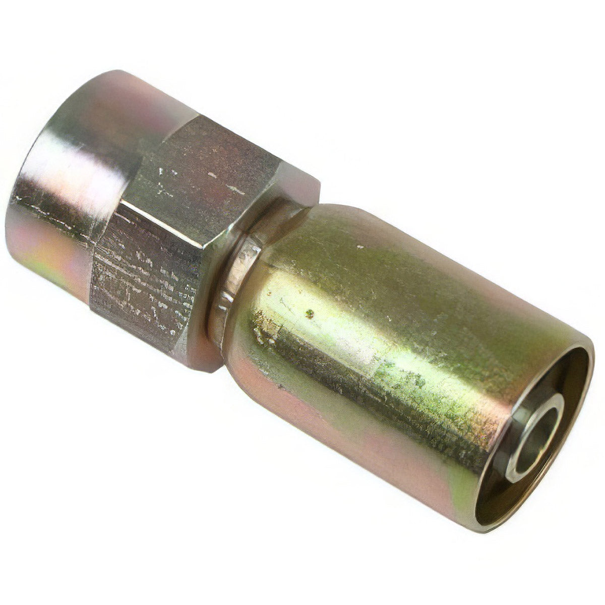 VARI-CRIMP SERIES - 1/4 INCH HOSE, WITH 1/4 X 18 THREAD SIZE, NPTF FEMALE STRAIGHT RIGID