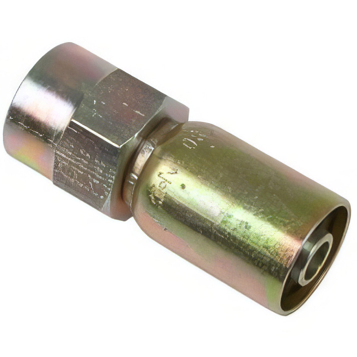 VARI-CRIMP SERIES - 1/2 INCH HOSE, WITH 1/2 X 14 THREAD SIZE, NPTF FEMALE STRAIGHT RIGID