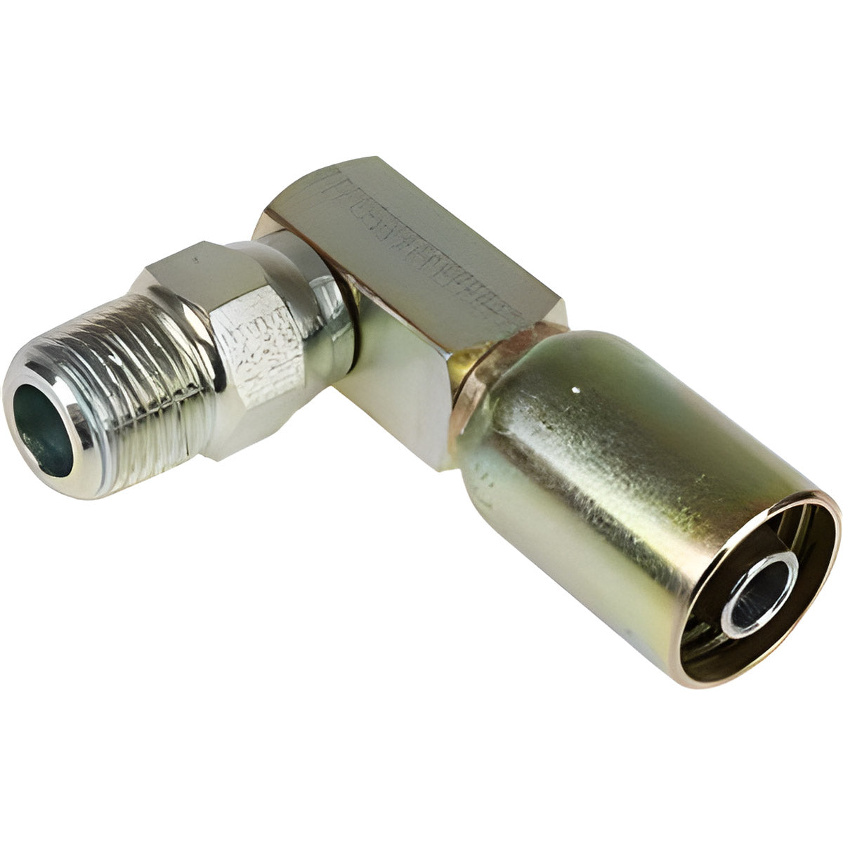 MALE PIPE SWIVEL 90 DEG; ELBOW
