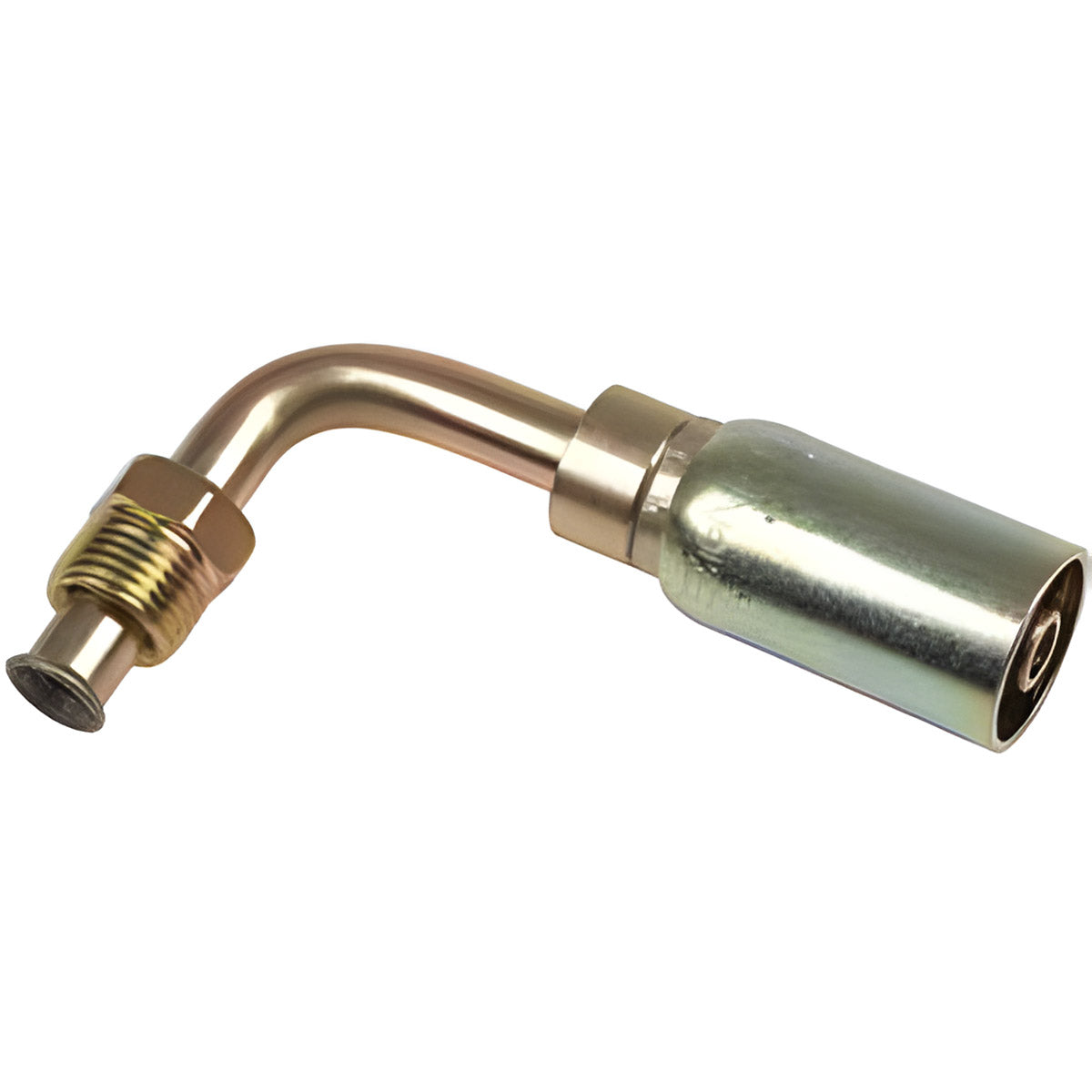 VARI-CRIMP SERIES - 3/8 INCH HOSE, WITH 5/8 X 18 THREAD SIZE, INVERTED MALE 90 ELBOW FLARE