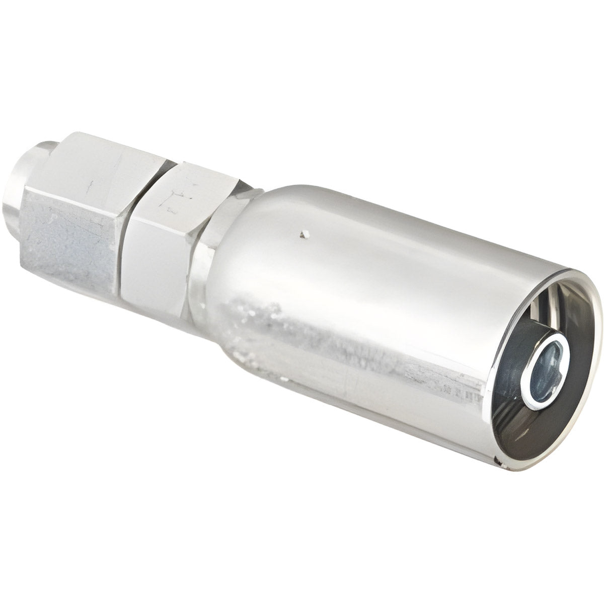 VARI-CRIMP SERIES - 3/8 INCH HOSE, WITH 9/16 X 18 THREAD SIZE, ORF FEMALE STRAIGHT SWIVEL