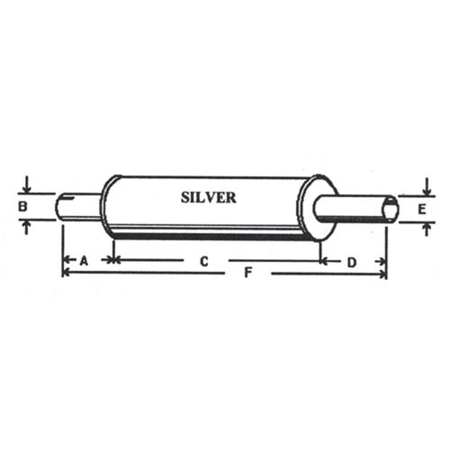 FO-17 Fort Tractor Muffler