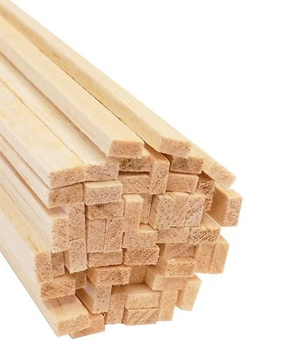 Bud Nosen Balsa Wood Strips, 1/8" x 1/4" x 36", 50/pkg.