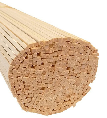 Bud Nosen Basswood Strips, 1/8" x 1/8" x 24", 360/pkg.