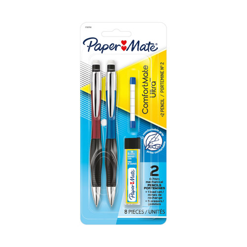 Paper Mate Comfort Mate Ultra Mechanical Pencil, 0.7mm, 2-Pack