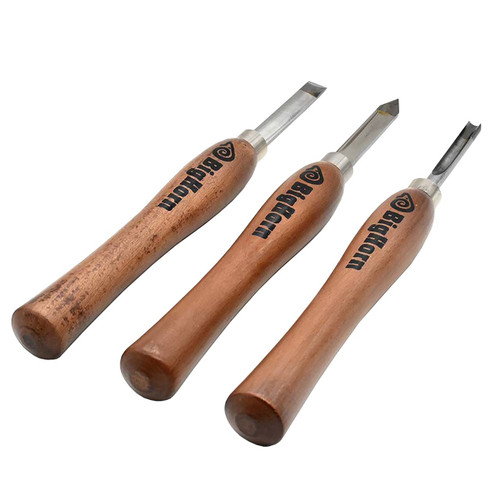 Big Horn Pen Turning Chisel Set, 3-Piece