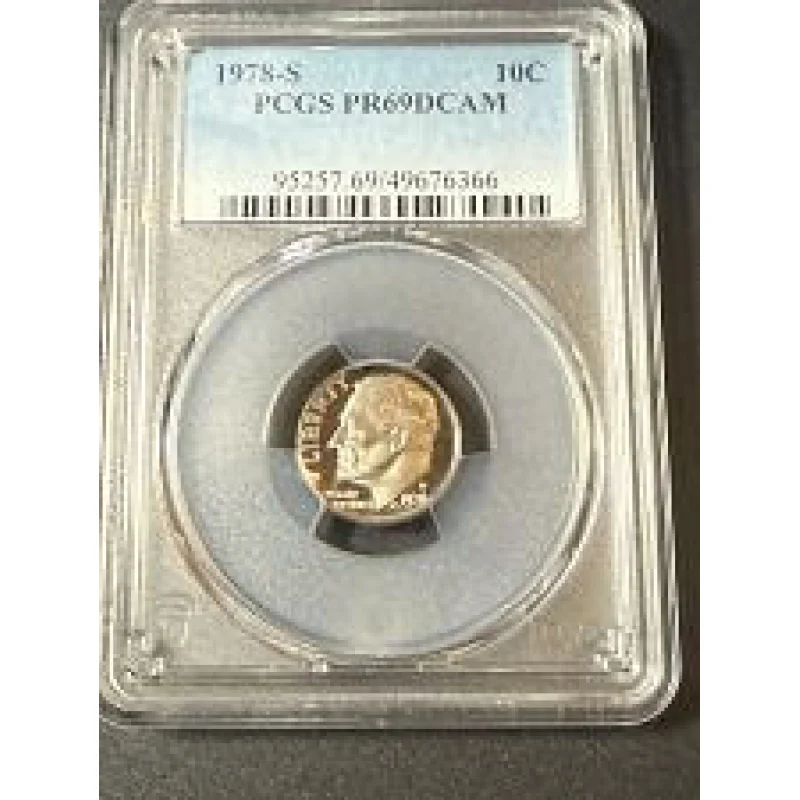 1998-S Roosevelt Dime 10c DCAM Gem Proof