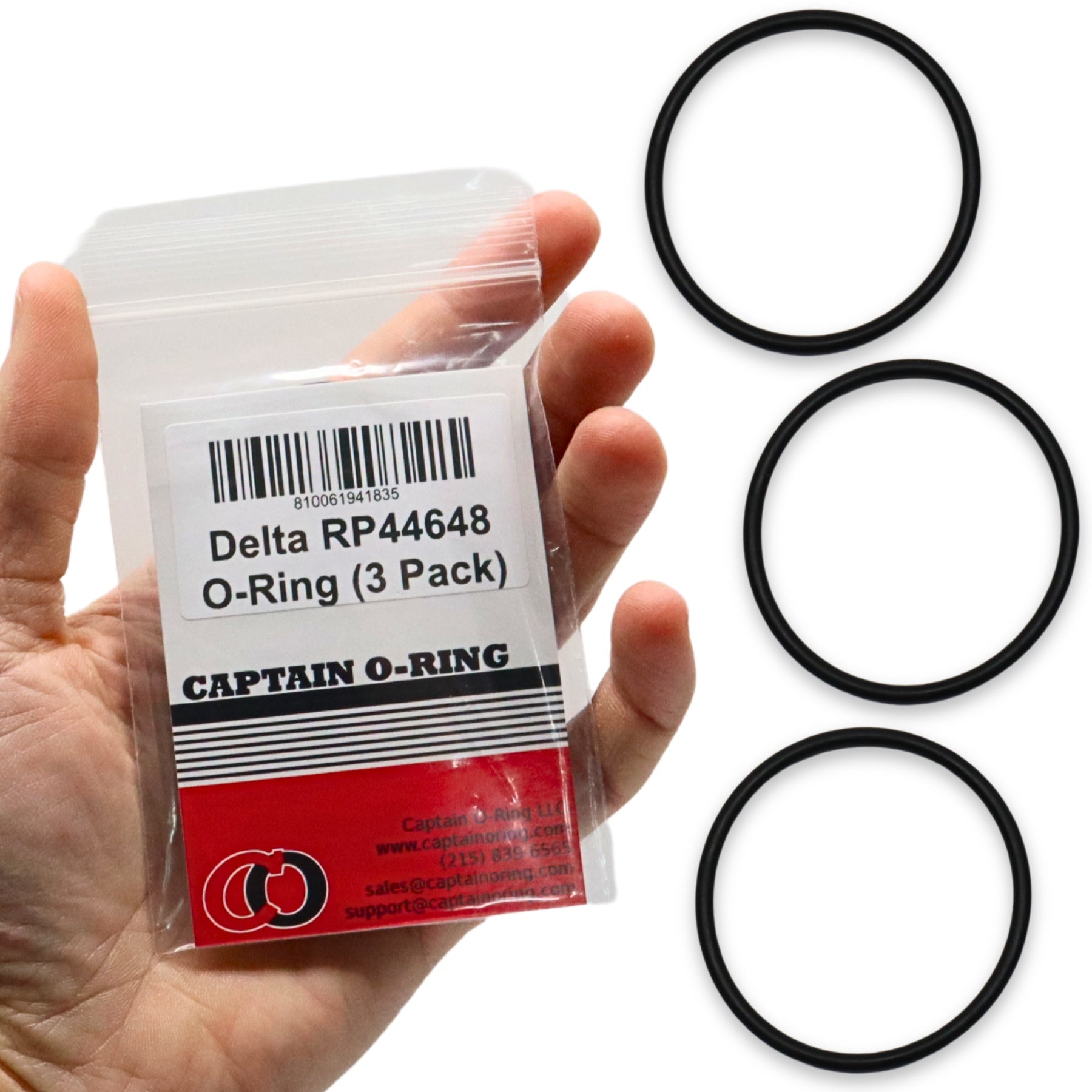 RP44648 / 44648 O-Rings for select Delta Faucets (3 Pack)