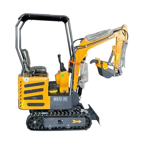 1 Ton B&S Engine Mini Excavator W/Pilot Control & Led Light | MX12-B