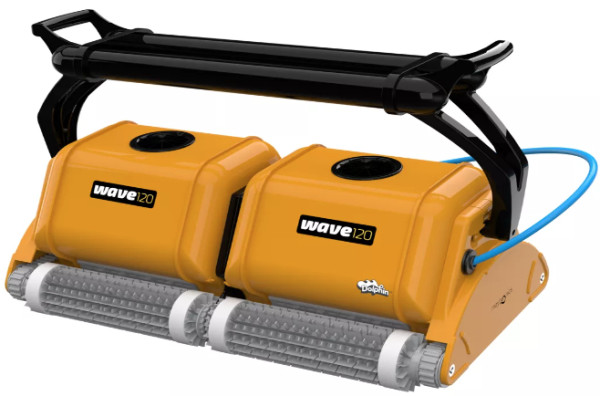 Maytronics Dolphin WAVE 120 Robotic Automatic Commercial Pool Vacuum Cleaner 9999359-W120