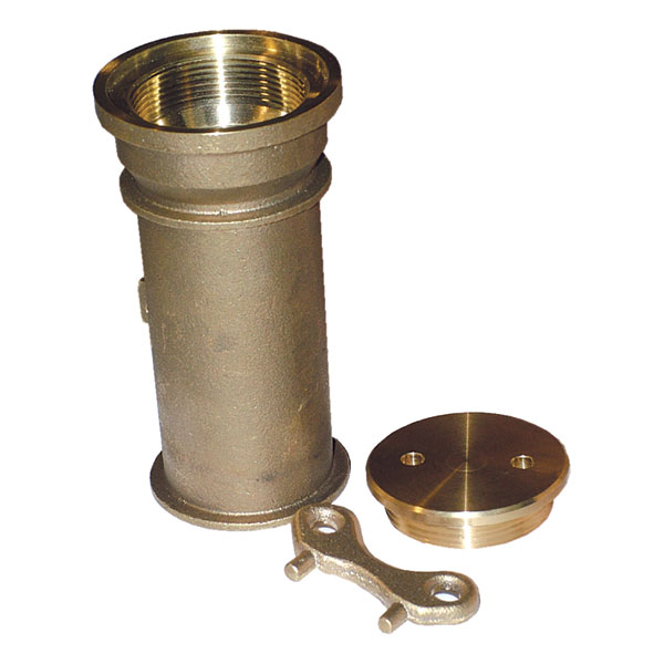 Spectrum Aquatics 6-Inch Bronze Stanchion Anchor - 1.90" - 23638-00