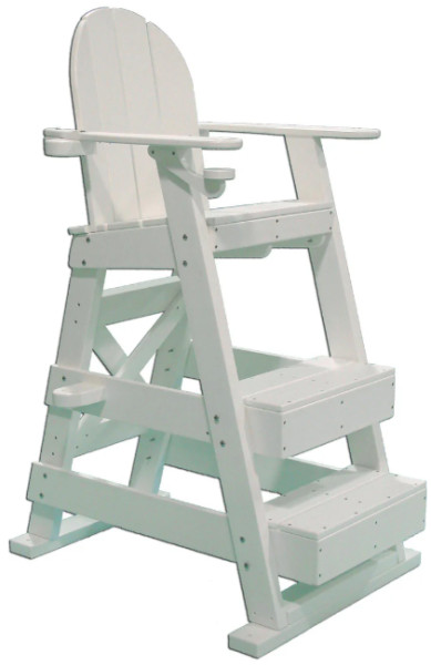 Tailwind Two Step Lifeguard Chair 40-Inch Seat Height- Standard Color LG510 or Red LG510R