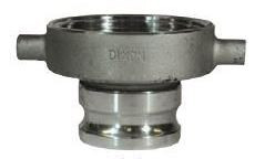 Dixon 2 in. Stainless Steel Cam & Groove Adapter x Tank Car Connection