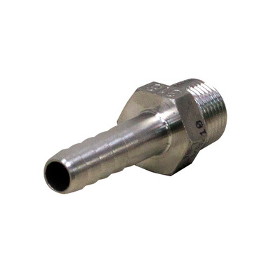 3/8" Hosebarb x 3/8" NPT Male Straight Adapter Pentair Hypro 9A38