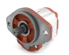 2.5PB Hydraulic Gear Pump: 1.68 (28) Displ., SAE B 2-Bolt Mount,7/8-13T Spline, CW Rotation