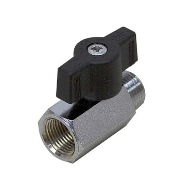 3/8" NPT Male/Female Plated Brass Ball Valve HYPRO 90FMB38