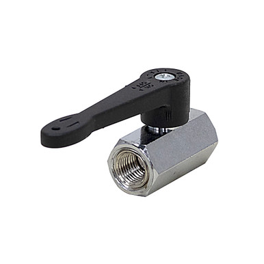 1/4" NPT Female Plated Brass Ball Valve