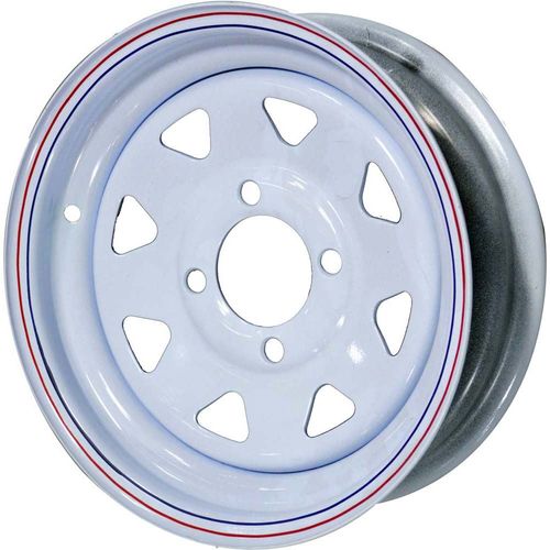 HI-RUN White Wheel, 12X4 4-4, 8 Spoke, KW1006