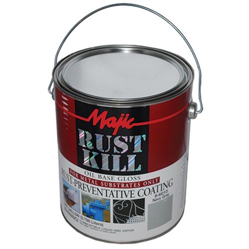 Rust Kill, Oil Base Gloss, Navy Gray, 1 Gallon