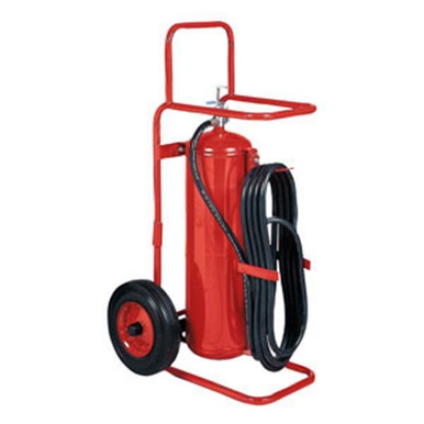 Badger? 50 lb Wheeled Stored Pressure ABC Extinguisher,25' Hose