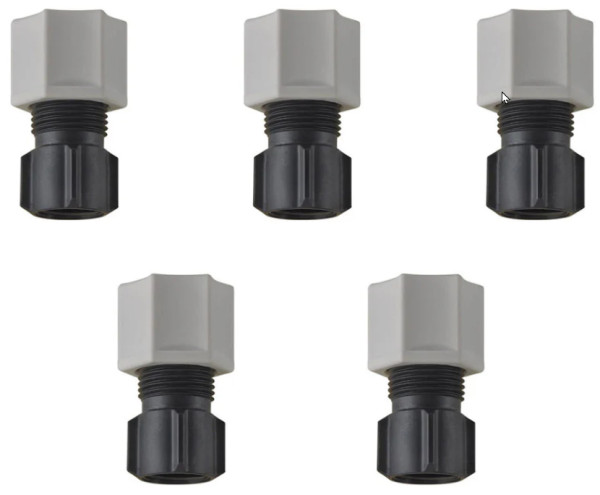 Stenner MCADPTR Connecting Nut with Adapter 1/4″ to 3/8″ – 5-Pack