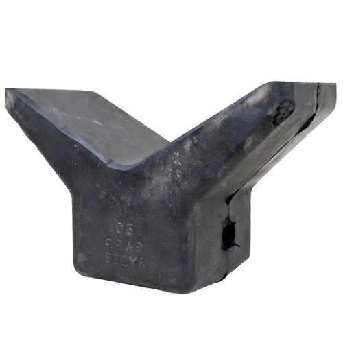 Y Type Bow Stop 3" x 3" Square Mount 1/2" Shaft Size