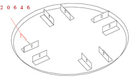 Multiquip Latch Pin Float Pan #20646 - PAN FLOAT LATCH PIN